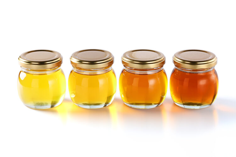 さまざまな種類のはちみつ